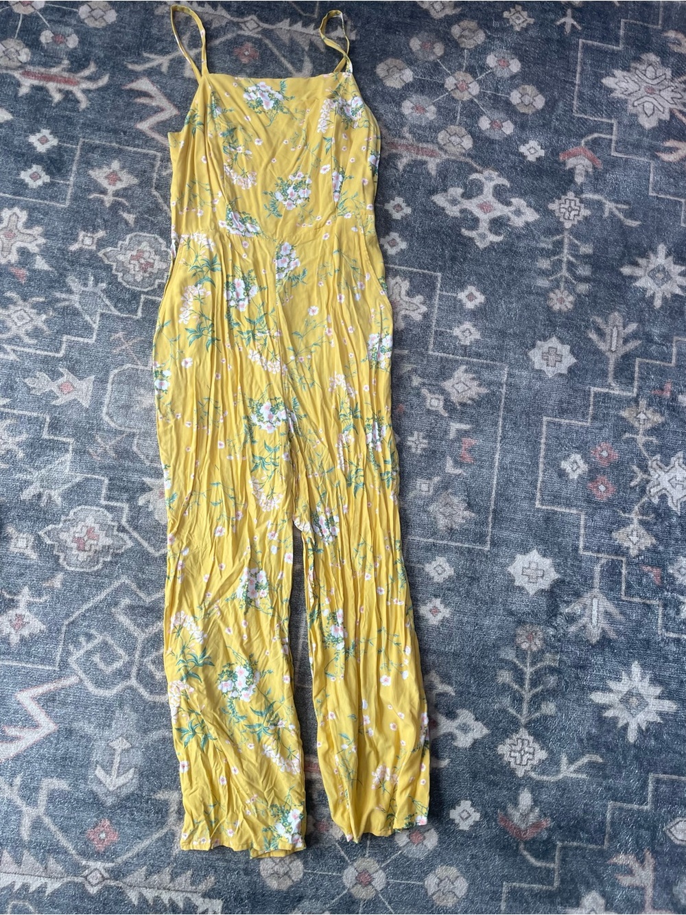 Old Navy Floral Wide Leg Jumpsuit